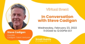 In Conversation with Steve Cadigan